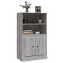 Aparador de madera contrachapada gris Sonoma 60x35,5x103,5 cm de , Aparadores - Ref: Foro24-816318, Precio: 90,53 €, Descuent...