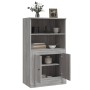Aparador de madera contrachapada gris Sonoma 60x35,5x103,5 cm de , Aparadores - Ref: Foro24-816318, Precio: 90,53 €, Descuent...
