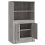 Aparador de madera contrachapada gris Sonoma 60x35,5x103,5 cm de , Aparadores - Ref: Foro24-816318, Precio: 90,53 €, Descuent...