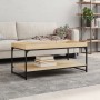 Mesa de centro madera de ingeniería roble Sonoma 100x49x45 cm de , Mesas de centro - Ref: Foro24-832804, Precio: 53,88 €, Des...