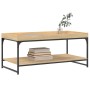 Mesa de centro madera de ingeniería roble Sonoma 100x49x45 cm de , Mesas de centro - Ref: Foro24-832804, Precio: 53,88 €, Des...