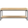 Mesa de centro madera de ingeniería roble Sonoma 100x49x45 cm de , Mesas de centro - Ref: Foro24-832804, Precio: 53,88 €, Des...