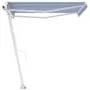 Toldo de pie manual retráctil naranja y marrón 350x250 cm de vidaXL, Toldos - Ref: Foro24-3069516, Precio: 507,72 €, Descuent...