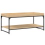 Mesa de centro madera de ingeniería roble Sonoma 100x49x45 cm de , Mesas de centro - Ref: Foro24-832804, Precio: 53,88 €, Des...
