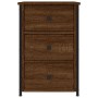 Mesita de noche madera de ingeniería roble marrón 40x36x60 cm de , Mesitas de noche - Ref: Foro24-826001, Precio: 65,87 €, De...