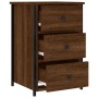 Mesita de noche madera de ingeniería roble marrón 40x36x60 cm de , Mesitas de noche - Ref: Foro24-826001, Precio: 65,87 €, De...