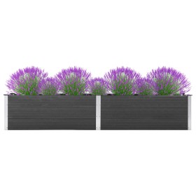 Arriate elevado de jardín WPC gris 200x50x54 cm de , Maceteros y jardineras - Ref: Foro24-318095, Precio: 289,02 €, Descuento: %