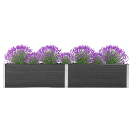 Arriate elevado de jardín WPC gris 200x50x54 cm de , Maceteros y jardineras - Ref: Foro24-318095, Precio: 289,02 €, Descuento: %