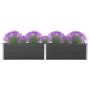 Arriate elevado de jardín WPC gris 200x50x54 cm de , Maceteros y jardineras - Ref: Foro24-318095, Precio: 289,02 €, Descuento: %