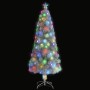 Árbol de Navidad artificial con LED blanco fibra óptica 210 cm de vidaXL, Arboles de navidad - Ref: Foro24-328452, Precio: 97...