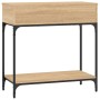 Mesa consola madera de ingeniería roble Sonoma 75x34,5x75 cm de , Mesas auxiliares - Ref: Foro24-833399, Precio: 90,34 €, Des...