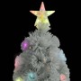 Árbol de Navidad artificial con LED blanco fibra óptica 210 cm de vidaXL, Arboles de navidad - Ref: Foro24-328452, Precio: 97...