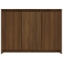 Aparador de madera de ingeniería marrón roble 102x33x75 cm de , Aparadores - Ref: Foro24-813016, Precio: 123,44 €, Descuento: %