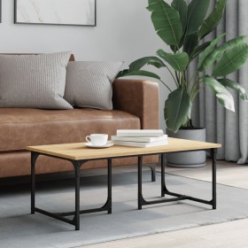 Mesa de centro madera contrachapada roble Sonoma 90x50x35 cm de , Mesas de centro - Ref: Foro24-835400, Precio: 46,20 €, Desc...