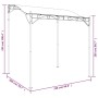 Toldo acero y tela color crema 2x2,3 m 180 g/m² de , Carpas y cenadores - Ref: Foro24-362391, Precio: 181,83 €, Descuento: %