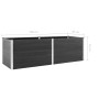 Arriate de WPC gris 300x50x91 cm de , Maceteros y jardineras - Ref: Foro24-49062, Precio: 678,70 €, Descuento: %