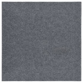 Alfombra felpudo atrapasuciedad gris 100x100 cm en Alfombras | Comprar online en Foru.es