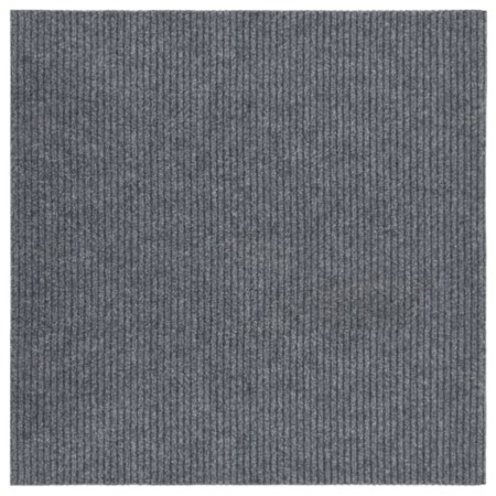 Alfombra felpudo atrapasuciedad gris 100x100 cm en Alfombras | Comprar online en Foru.es