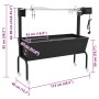 Espetón de asado/barbacoa eléctrica de acero inoxidable de , Barbacoas - Ref: Foro24-49326, Precio: 248,44 €, Descuento: %