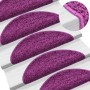 Alfombras de peldaños de escalera 15 uds violeta 65x21x4 cm de , Alfombrillas para escalones - Ref: Foro24-133905, Precio: 87...