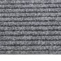 Alfombra felpudo atrapasuciedad gris 100x100 cm en Alfombras | Comprar online en Foru.es
