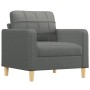Juego de sofás con cojines 4 piezas tela gris oscuro de , Sofás - Ref: Foro24-3201267, Precio: 734,85 €, Descuento: %