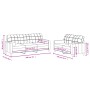 Juego de sofás con cojines 2 piezas tela gris claro de , Sofás - Ref: Foro24-3201322, Precio: 524,63 €, Descuento: %