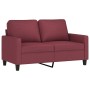 Juego de sofás con cojines 3 piezas tela rojo tinto de , Sofás - Ref: Foro24-3201458, Precio: 451,78 €, Descuento: %