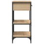 Mesa consola madera de ingeniería roble Sonoma 75x34,5x75 cm de , Mesas auxiliares - Ref: Foro24-833409, Precio: 101,24 €, De...
