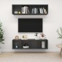 Muebles de salón de pared 2 uds madera ingeniería gris de , Muebles TV - Ref: Foro24-3079783, Precio: 115,02 €, Descuento: %