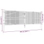 Puerta de malla de jardín acero galvanizado gris 400x175 cm de , Puertas de jardín - Ref: Foro24-145778, Precio: 409,81 €, De...