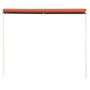 Toldo retráctil naranja y marrón 150x150 cm de , Toldos - Ref: Foro24-145894, Precio: 40,40 €, Descuento: %