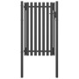 Puerta de valla para jardín de acero gris antracita 1x2 cm de , Puertas de jardín - Ref: Foro24-146330, Precio: 215,13 €, Des...