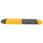 Badén de velocidad caucho amarillo y negro 129x32,5x4 cm de , Señales de carretera y tráfico - Ref: Foro24-153105, Precio: 77...
