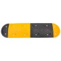 Badén de velocidad caucho amarillo y negro 129x32,5x4 cm de , Señales de carretera y tráfico - Ref: Foro24-153105, Precio: 77...
