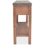 Mesa consola de madera de abeto maciza 122x35x80 cm de , Mesas auxiliares - Ref: Foro24-245460, Precio: 291,74 €, Descuento: %