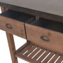 Mesa consola de madera de abeto maciza 122x35x80 cm de , Mesas auxiliares - Ref: Foro24-245460, Precio: 291,74 €, Descuento: %