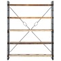 Estantería de 5 niveles madera maciza reciclada 140x30x180 cm de , Librerías y estanterías - Ref: Foro24-286583, Precio: 467,...