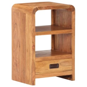 Mesita de noche madera maciza acacia acabado miel 40x30x60 cm de , Mesitas de noche - Ref: Foro24-289633, Precio: 187,76 €, D...