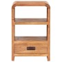 Mesita de noche madera maciza acacia acabado miel 40x30x60 cm de , Mesitas de noche - Ref: Foro24-289633, Precio: 187,76 €, D...
