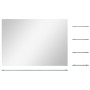 Espejo de pared con 5 estantes plateado 80x60 cm en Espejos | Comprar online en Foru.es