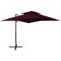 Sombrilla jardín voladiza cubierta doble rojo burdeos 250x250cm de , Sombrillas - Ref: Foro24-312358, Precio: 257,96 €, Descu...