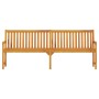 Banco de jardín madera maciza de acacia 219 cm de , Bancos de jardín - Ref: Foro24-316613, Precio: 244,58 €, Descuento: %