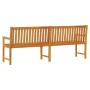 Banco de jardín madera maciza de acacia 219 cm de , Bancos de jardín - Ref: Foro24-316613, Precio: 244,58 €, Descuento: %