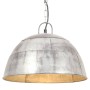 Lámpara colgante vintage 25 W plateada redonda 41 cm E27 de , Lámparas - Ref: Foro24-320541, Precio: 69,97 €, Descuento: %
