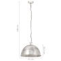 Lámpara colgante vintage 25 W plateada redonda 41 cm E27 de , Lámparas - Ref: Foro24-320541, Precio: 69,97 €, Descuento: %