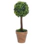 Plantas de boj artificial 2 uds forma bola maceta verde 56 cm de , Flora artificial - Ref: Foro24-336517, Precio: 68,61 €, De...