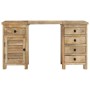 Escritorio con pedestal madera maciza de mango 140x50x77 cm de , Escritorios - Ref: Foro24-338209, Precio: 486,47 €, Descuent...
