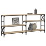 Mesa consola madera de ingeniería roble Sonoma 180x29x76,5 cm de , Mesas auxiliares - Ref: Foro24-835475, Precio: 85,33 €, De...