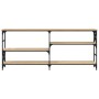 Mesa consola madera de ingeniería roble Sonoma 180x29x76,5 cm de , Mesas auxiliares - Ref: Foro24-835475, Precio: 85,33 €, De...